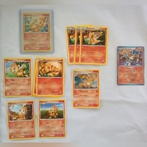 ✨Chimchar Full Evolution Pokemon Holo Card Bundle✨